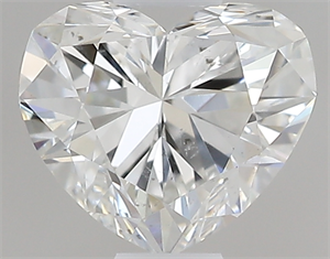 0.43 Carats, Heart G Color, SI1 Clarity and Certified by GIA, Stock 2293454