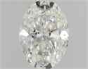0.51 Carats, Oval I Color, SI1 Clarity and Certified by GIA