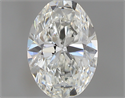 0.40 Carats, Oval H Color, VVS1 Clarity and Certified by GIA