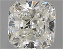 0.40 Carats, Cushion J Color, VS2 Clarity and Certified by GIA
