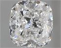 0.40 Carats, Cushion F Color, SI2 Clarity and Certified by GIA