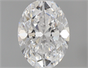 0.42 Carats, Oval D Color, VS2 Clarity and Certified by GIA