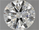 0.70 Carats, Round with Very Good Cut, J Color, I2 Clarity and Certified by GIA