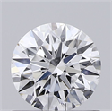 Lab Created Diamond 0.77 Carats, Round with Ideal Cut, D Color, VS2 Clarity and Certified by IGI