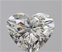 0.70 Carats, Heart H Color, SI2 Clarity and Certified by GIA