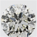 0.70 Carats, Round with Good Cut, I Color, I1 Clarity and Certified by GIA