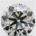0.71 Carats, Round with Very Good Cut, J Color, SI1 Clarity and Certified by GIA