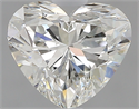 1.02 Carats, Heart I Color, VS2 Clarity and Certified by GIA