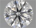 0.70 Carats, Round with Very Good Cut, E Color, I1 Clarity and Certified by GIA