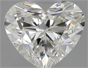 0.40 Carats, Heart H Color, VS2 Clarity and Certified by GIA