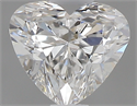 0.41 Carats, Heart G Color, VS2 Clarity and Certified by GIA