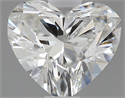 0.43 Carats, Heart H Color, VS2 Clarity and Certified by GIA