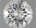 0.70 Carats, Round with Very Good Cut, I Color, I1 Clarity and Certified by GIA