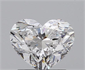 1.50 Carats, Heart D Color, VS2 Clarity and Certified by GIA