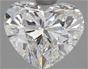 1.00 Carats, Heart E Color, VS1 Clarity and Certified by GIA