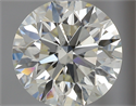 0.70 Carats, Round with Excellent Cut, L Color, SI2 Clarity and Certified by GIA