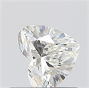 0.40 Carats, Heart I Color, VS1 Clarity and Certified by GIA