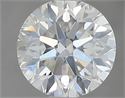 0.71 Carats, Round with Very Good Cut, I Color, SI2 Clarity and Certified by GIA