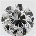 0.70 Carats, Round with Good Cut, G Color, I1 Clarity and Certified by GIA