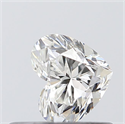 0.40 Carats, Heart G Color, IF Clarity and Certified by GIA