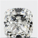 0.40 Carats, Cushion H Color, VVS2 Clarity and Certified by GIA