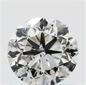 0.70 Carats, Round with Good Cut, G Color, I1 Clarity and Certified by GIA