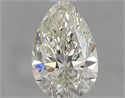 0.41 Carats, Pear K Color, VVS2 Clarity and Certified by GIA