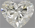 0.40 Carats, Heart L Color, VVS2 Clarity and Certified by GIA