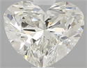0.70 Carats, Heart J Color, IF Clarity and Certified by GIA