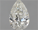 0.44 Carats, Pear J Color, VS2 Clarity and Certified by GIA