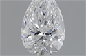0.61 Carats, Pear D Color, VVS1 Clarity and Certified by GIA