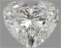 0.40 Carats, Heart H Color, VS2 Clarity and Certified by GIA