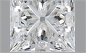 1.30 Carats, Princess F Color, IF Clarity and Certified by GIA