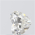 0.49 Carats, Heart H Color, VS2 Clarity and Certified by GIA