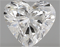 0.47 Carats, Heart E Color, VS2 Clarity and Certified by GIA