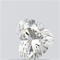 0.40 Carats, Heart G Color, SI1 Clarity and Certified by GIA