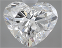 1.12 Carats, Heart E Color, VS2 Clarity and Certified by GIA