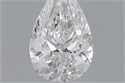 0.97 Carats, Pear E Color, SI1 Clarity and Certified by GIA
