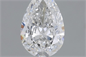 0.83 Carats, Pear D Color, VVS2 Clarity and Certified by GIA