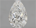 0.70 Carats, Pear F Color, VVS1 Clarity and Certified by GIA