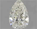 0.45 Carats, Pear K Color, SI1 Clarity and Certified by GIA