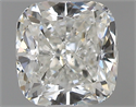 0.41 Carats, Cushion H Color, SI1 Clarity and Certified by GIA