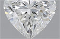 1.51 Carats, Heart G Color, VS2 Clarity and Certified by GIA