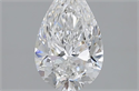 1.61 Carats, Pear E Color, IF Clarity and Certified by GIA