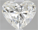 0.80 Carats, Heart H Color, VVS1 Clarity and Certified by GIA
