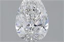 1.81 Carats, Pear D Color, VVS2 Clarity and Certified by GIA