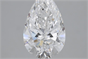 1.80 Carats, Pear D Color, IF Clarity and Certified by GIA