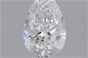 1.71 Carats, Pear D Color, FL Clarity and Certified by GIA