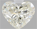 0.79 Carats, Heart L Color, VS1 Clarity and Certified by GIA
