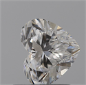 0.80 Carats, Heart E Color, VS1 Clarity and Certified by GIA
